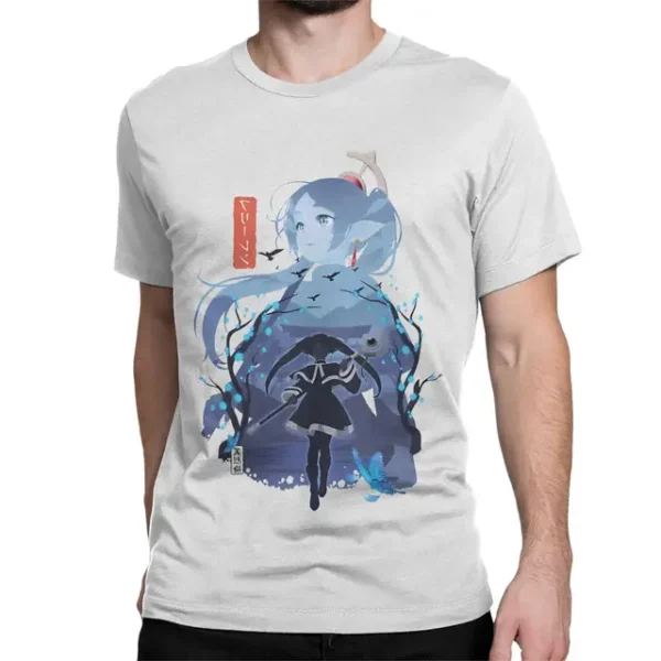 White Var of Frieren Anime Adventures Shirt