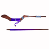 Detachable Fern Wooden Staff Replica - 160 cm