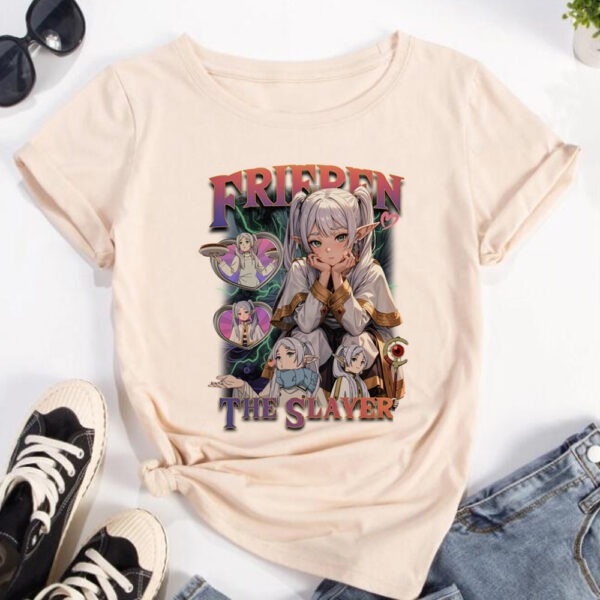 Custom Frieren Shirt Collage
